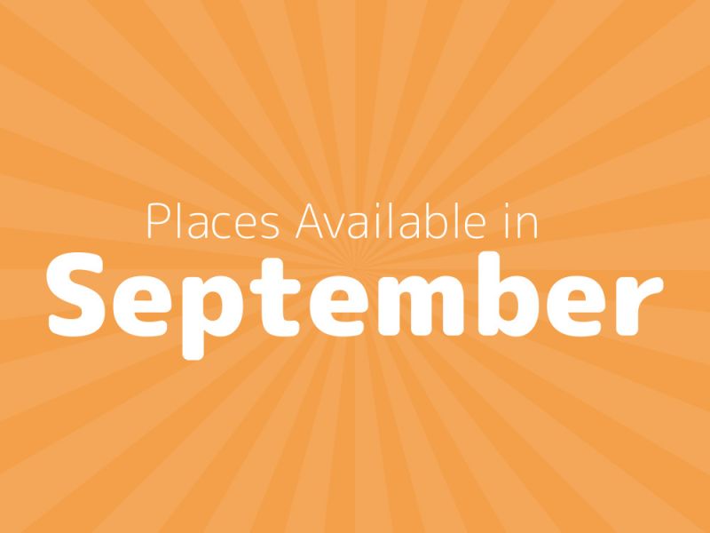 SCHOOL PLACES AVAILABLE 